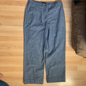 Reitmans Chambray Wide-Leg Pants – Size 14 Tall, 98% Cotton